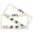 thumbnail image 2 of License Plate Cover Penguin Family Auto Car Accessories Tag 2 Pieces Merry Christmas Penguins Metal License Plate Frame for Women, 2 of 6
