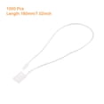 thumbnail image 2 of Unique Bargains Hang Tag String Snap Lock Price Tag Fastener Ties white 7 inch 1000pcs, 2 of 5