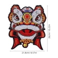 thumbnail image 2 of Parche de león de tela, aplique de león, aplique para ropa, parche para coser, 2 of 6