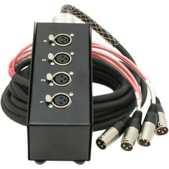 4 Channel XLR Send Sub Snake - 20'