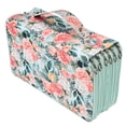 thumbnail image 3 of Large Capacity Pencil Case, 360 Slots Large Capacity Lightweight Portable Pencil Case Exquisite Craftsmanship Portable Handle  For Gifts For School Green Rose, 3 of 8