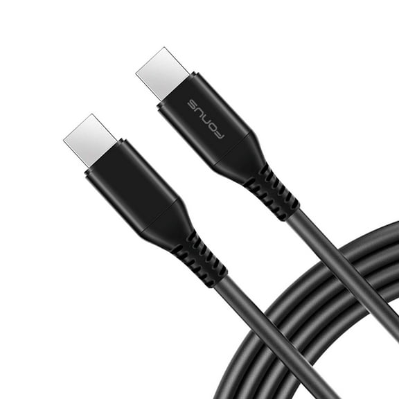 6ft Long USB-C Cable for Samsung Galaxy Z Flip5/Flip4/Flip 3 5G - PD Fast Charger Cord Power Wire (Type-C to Type-C) Chord Sync Black for Galaxy Z Flip5/Flip4/Flip 3 5G