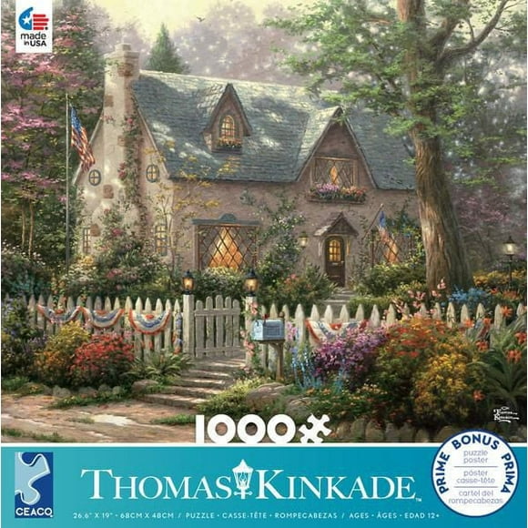 Ceaco – Thomas Kinkade: Liberty Cottage Puzzle (1000 pc)