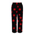 thumbnail image 7 of Vetsdori Flannel Pajamas Pants for Women Holiday Pockets Pj Bottoms Soft Sleep Pants,Elastic Waist Womens Lounge Pants Printed,Black, 7 of 7