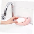 thumbnail image 4 of Caja de jabón de animales de dibujos animados para baño, estante de jabón de drenaje de agua de plástico creativo, soporte de esponja de lavado, estilo conciso, 4 of 5