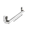 thumbnail image 3 of No-Drill Suction Cup Bathroom Towel Rack, Rustproof Wall-Mounted Telescopic Shelf for Showers/Hotels - Space-Saving Organizer for Washcloths & Toiletries, 3 of 3