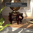 thumbnail image 2 of Red Lantern Fishbowl Stand - Rosewood - Size 8.5 in. Base Diameter, 2 of 6