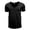 Black, variant on Men's Pocket T Shirt Border Clothing Europe And The States Foreign Trade Men's V Neck Solid Color Large Size Casual Short Sleeved T Shirt T Shirt Pack Men L
