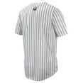 thumbnail image 3 of Men's Nike  White/Navy Cal Bears Pinstripe Replica Full-Button Baseball Jersey, 3 of 3