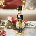 thumbnail image 6 of Christmas Nutcracker Soldier Holiday Desktop Wooden Nutcracker Soldier Decor 38cm Style A, 6 of 8