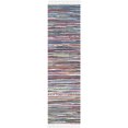thumbnail image 3 of Safavieh Rag Rug Collection RAR121M Handmade Boho Stripe Cotton Runner, 2'3" x 12' , Grey / Multi, 3 of 4