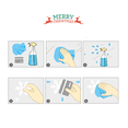 thumbnail image 3 of Decoración de Navidad DIY Pegatinas de Ventana de Navidad Etiqueta de Ventana Reutilizable Pegatinas de Ventana de Navidad Decoración de Navidad Decoración de Puerta de Pared Extraíble (D) JM, 3 of 3
