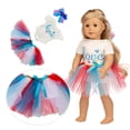thumbnail image 5 of Doll Outfit Set Creative Fashion Doll Clothes Doll Accessories with Hair Tie, 5 of 5