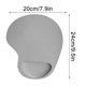 thumbnail image 3 of Uuiauoio Office Mousepad with Gel Wrist Support - Ergonomic Gaming Desktop Mouse Pad Wrist Rest - Design Gamepad Mat Rubber Base for Laptop Computer -Silicone Non-Slip Special-Textured Surface, 3 of 6