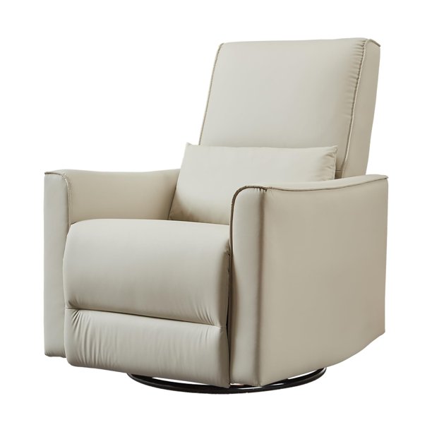 Yeshouse 360° Rocker giratorio Recliner para adultos, planeplaneinfantil Recliner con masaje y calefacción, silla mecedora con bolsillo lateral, titulares de la taza y puerto de carga USB