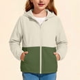 thumbnail image 7 of Zecgelong Kids Hooded Zip Up Long Sleeve Sun Jacket With Pockets For Boys And Girls, 7 of 7