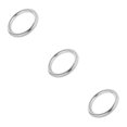 thumbnail image 4 of Redempat Solid 304 Stainless Steel Webbing Strapping Craft DIY Welded O Ring Silver 39x8mm 3Set, 4 of 6