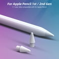 thumbnail image 3 of For Apple Pencil 1st 2nd Generation Tip For iPencil Tips For Apple Pencil Nib Double-Layered For iPad Stylus Pen Replacement Nib 4 Pcs, 3 of 7