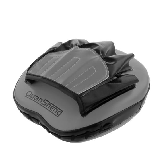 Cojines de boxeo perfecl cuero Curved Pad Strike para MMA Artes Marciales gris