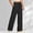 b-Black17053, variant on Hifoo Child Girls Dress Pants Wide Leg Pants Preppy Clothes Solid Color Relaxed Fit Trousers Kids Slacks