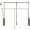 Two-way Buffering, variant on Pull Down Closet Rod, Adjustable 35-47 Inch Aluminium Soft-Close Wardrobe Lift Rail Organizer for Hanging Clothes, Two-way Buffering Side & Back Mounted Closet Rod 45 LBS Load Capacity