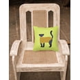 thumbnail image 2 of Carolines Treasures BB7700PW1414 Yellow-Throated Marten Green Fabric Decorative Pillow, 14 x 14 in., 2 of 2