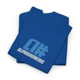 thumbnail image 3 of alphanumeric skateboards a# 1998 Vintage Logo Blue Classic Skate TShirt Print - Royal / 5XL, 3 of 5
