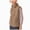 Khaki, variant on Kids Fleece Vest, Lightweight Sleeveless Jacket with Snap Buttons, Fall Winter Outerwear for Boys Girls(Blue,3-4 Years)