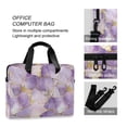 thumbnail image 4 of FORMRS 16" Laptop Bag Carrying Sleeve Case with Handle Travel Shoulder Briefcase, Pastel Purple Marble Pattern, 4 of 8