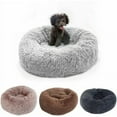 thumbnail image 2 of Cama para gatos, cojín mullido, lavable suave para perros y gatos (azul neblina Tie-Dye, 60 cm), Sunny, 2 of 5