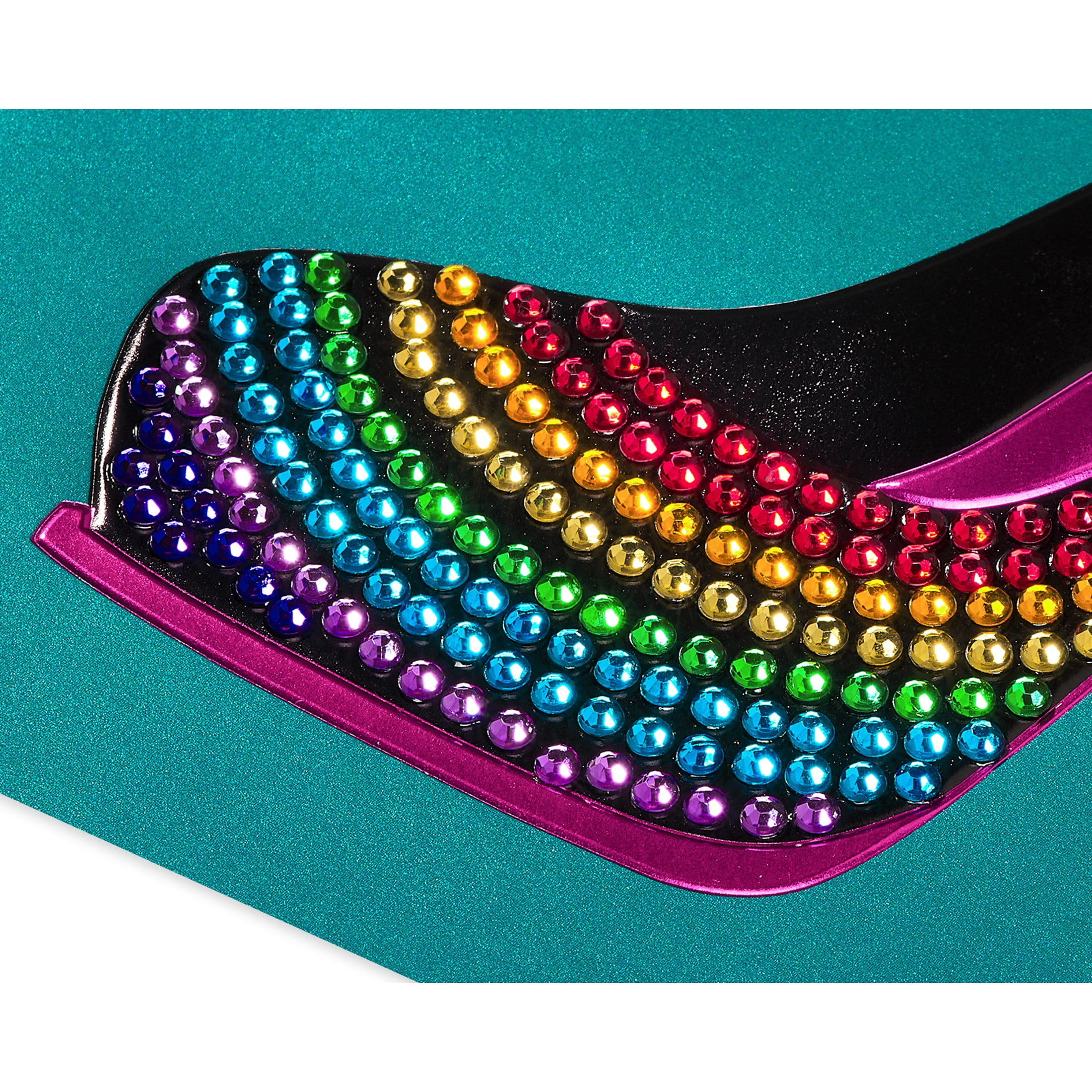 Papersong Premium Birthday Card (Rainbow Gem Shoe)