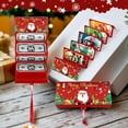 thumbnail image 2 of 2025 Santa Claus 10 Card Red Envelope Christmas Surprise Money Box Party, 2 of 8