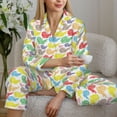 thumbnail image 6 of Sikiie Colorful Snails Pajamas for Women Set, Womens Pajama Sets, Lounge Sets for Women, 2pjs for Women-Small, 6 of 7