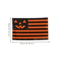 thumbnail image 3 of ShengapQ Halloween Decorative Flag, Pumpkin Flag, Outdoor Yard Decor, Spooky Seasonal Flag, Waterproof Polyester Flag with Grommets, Halloween Garden Decoration, 59×36in, 3 of 7