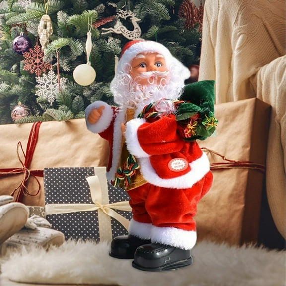 Motion Activated Santa Claus Toy Hilarious Novelty Decor for Kids Adults Festive Home Christmas Decorations 11. Inch