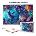 thumbnail image 6 of Naloa Underwater Turtle Dolphin Octopus Custom Puzzles Personalized Puzzle 1000 Pieces from Photo Custom Jigsaw Puzzle for Wedding, Graduation, (29.5×19.7in, Vertical), 6 of 9