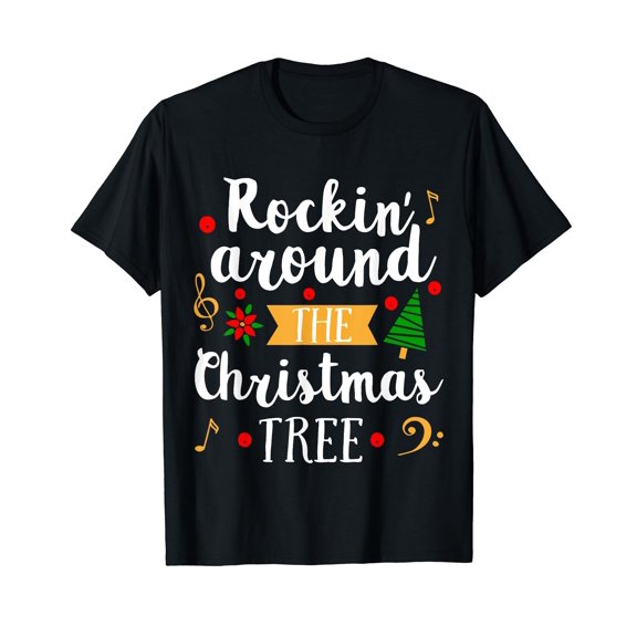 Christmas Carol Holiday Rockin' Around The Christmas Tree T-Shirt