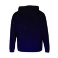 thumbnail image 5 of Mens Gradient Hoodies Big & Tall M-4X Casual Pullover Long Sleeve Sweatshirts with Pocket Plus Size Basic Loose Comfort Workout Hoodie Tops, 5 of 5