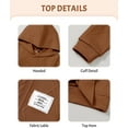thumbnail image 3 of ZOEREA Toddler Baby Boy Clothes Sweatsuit Long Sleeve Hoodie Sweatshirt Top & Bottom Outfit Set Solid Color 1-5T, 3 of 10