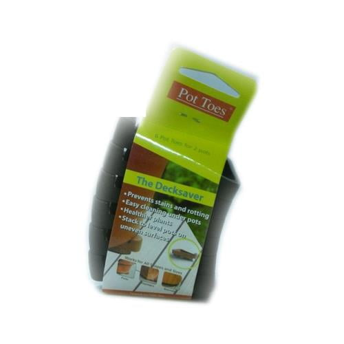 Plant Stand Pt-06blcs Clip Strip Black Pot Toes 6 Pack