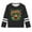 C Black, variant on SGFCWSX Girls Long Sleeve T-Shirt, Kids Crew Neck Print Casual Top Army Green Size 5-6 Years