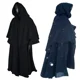 thumbnail image 3 of Disfraz Medieval con capucha para fiesta de Halloween, capa de monje para adultos, capa de guía de mago, ropa de Cosplay, Drama de escenario, 3 of 5