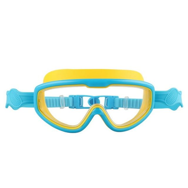 EYIIYE Lunettes de Natation pour Enfants avec Bandeau Réglable en Silicone