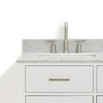 thumbnail image 4 of Ariel W061dcw2rvo Hutton 60" Wall Mounted Double Basin Vanity Set - Grey, 4 of 7