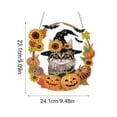 thumbnail image 2 of Halloween Diamond Art Hanging Kits for Adults, 2D Acrylic DIY Hanging Ornament, Special Shaped Diamonds Art Window Pendant, 3 Pattern Choices, Complete DIY Craft Tools for Halloween Home Decoration, 2 of 3