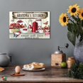 thumbnail image 3 of Kitchen Canvas Wall Art - Rustic Kitchen Pictures for Wall Decor, Farmhouse Kitchen Scene Pictures For Kitchen, Name Customized Kitchen Art Picture Framed Canvas Print For Dining Room 12x18, 3 of 6