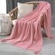 thumbnail image 1 of Pink Throw Blanket for Couch Bed, Soft Throws for Sofa Chair, Textured Blanket, Cozy Warm Lightweight All Season Blanket Throw 130*170cm, 1 of 5