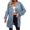 Blue, variant on Vedolay Women's Sweaters Long Sleeve Button Down Knit Sweaters Coat Outwear Gray,L