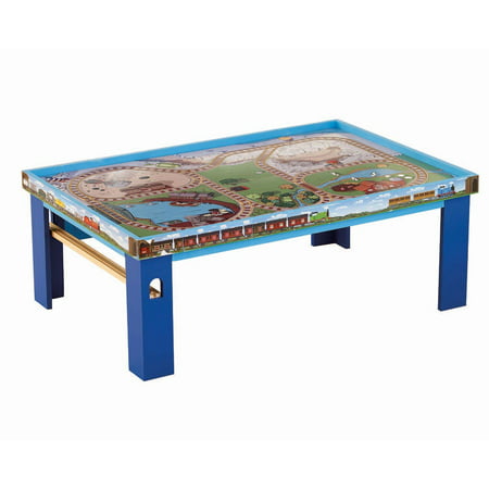 UPC 746775215491 product image for Fisher-Price Thomas the Train and Friends Wooden Railway Kids Play Table | upcitemdb.com