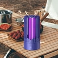 thumbnail image 1 of de mosquitos, Lámpara ultravioleta para matar mosquitos recargable por USB, 360  degree  voladores Zap para interiores y exteriores, Azul Baoblaze lampara matamosquitos, 1 of 8